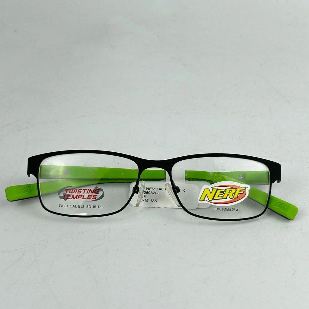 Hasbro Nerf 555808203 Unisex Youth Eyeglasses Frame‎ Black Full Rim 50-15-135 mm